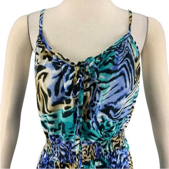 Maxi Medium 8 10 Dress Animal Print Long - Picture 2 of 5